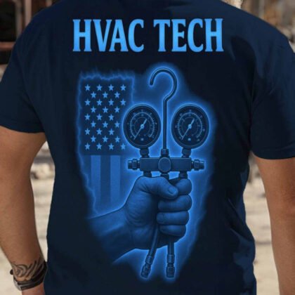 HVAC Tech USA Flag HVAC