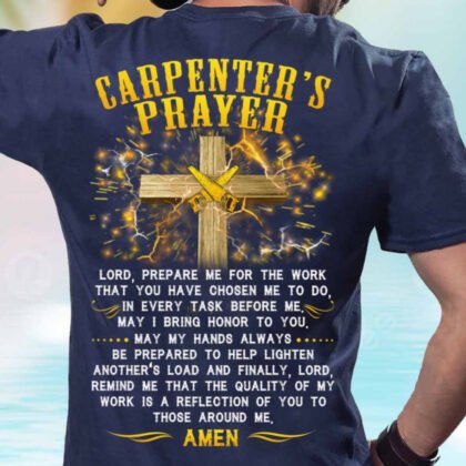 Carpenter's Prayer - Christian Trade Pride
