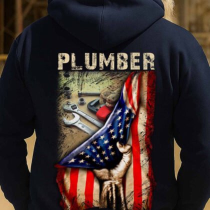 Plumber Apparel - USA Flag Patriotic