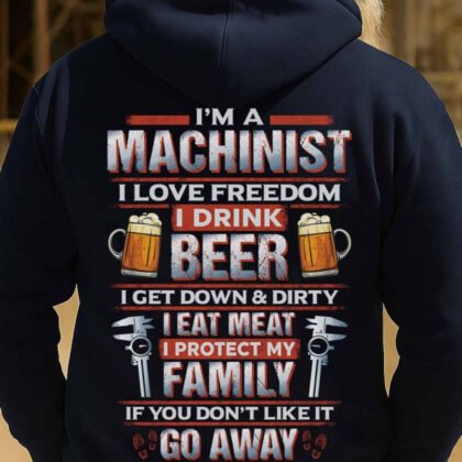 Machinist Beer Freedom Family Apparel - Bold Statement